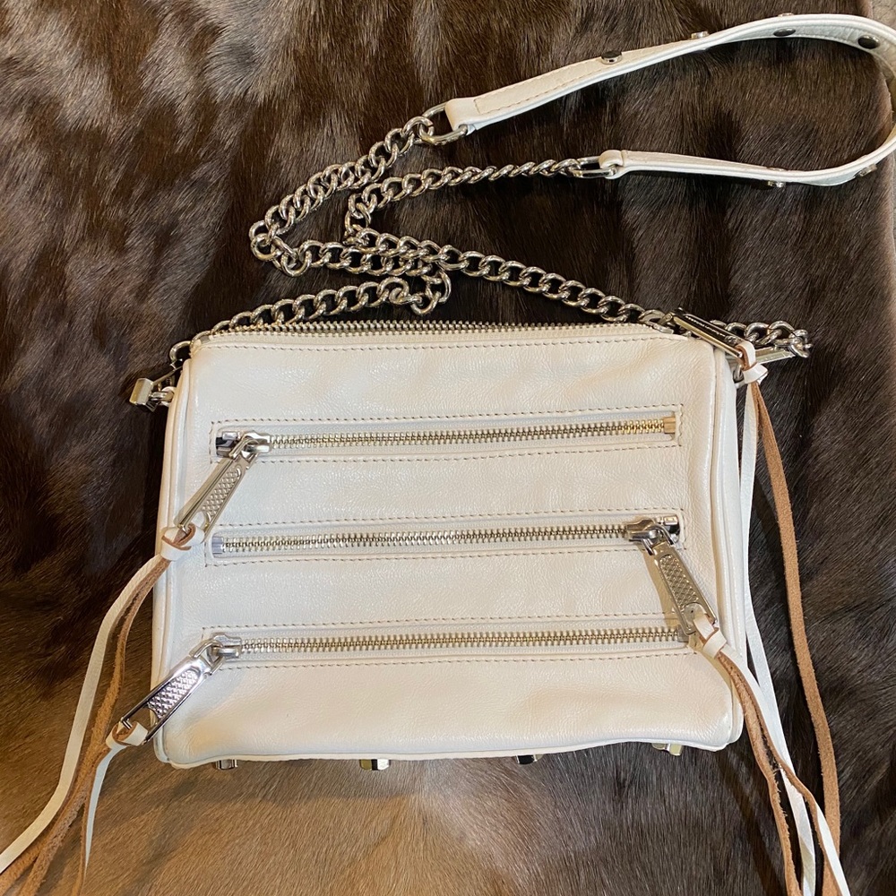 White Rebbeca Minkoff crossbody